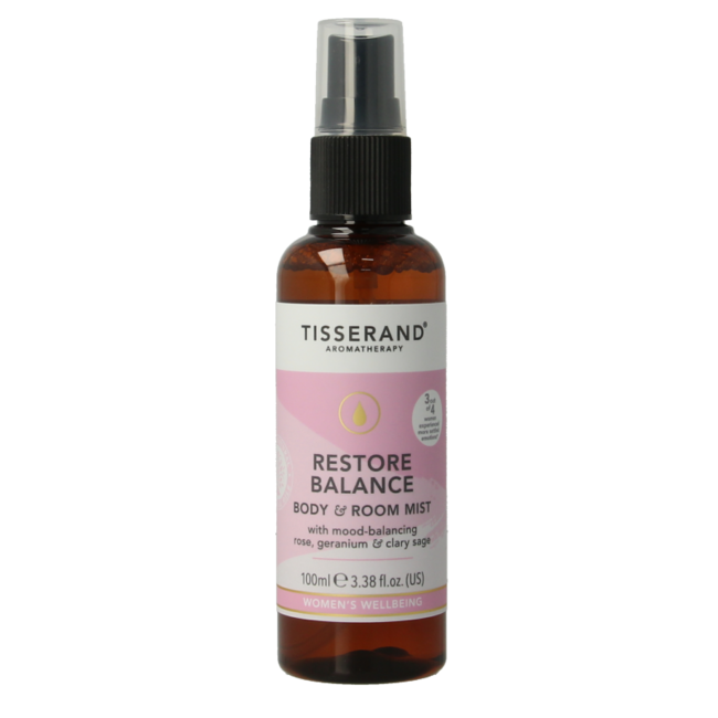 Tisserand Restore balance body en room mist 100 Milliliter