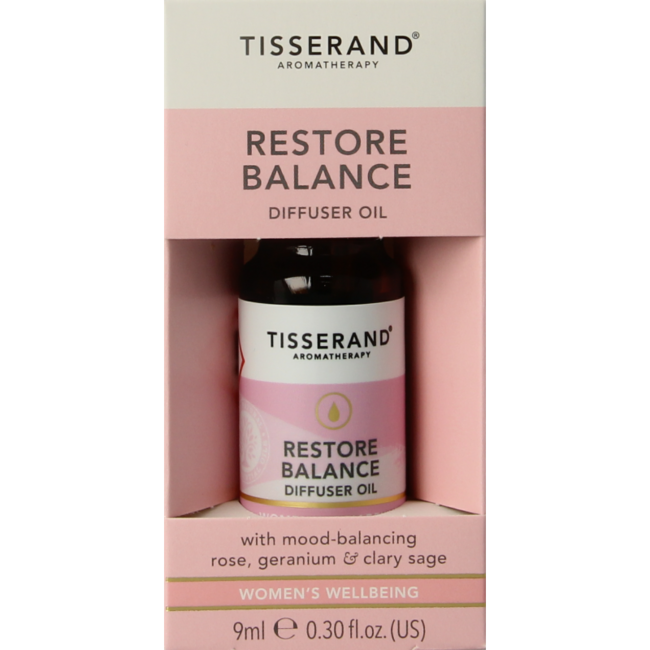 Aceite para difusor Tisserand Restore Balance 9 ml