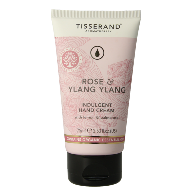 Tisserand Crème mains rose & ylang ylang 75 ml