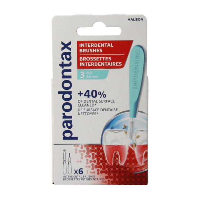 Parodontax Interdental Brushes Size 3 - 6 Pack