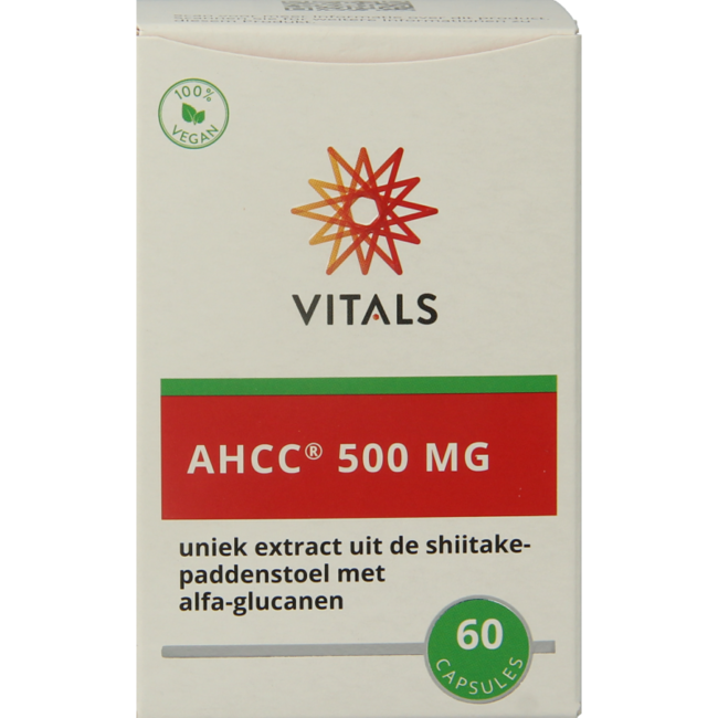 Vitals AHCC 500 mg 60 gélules