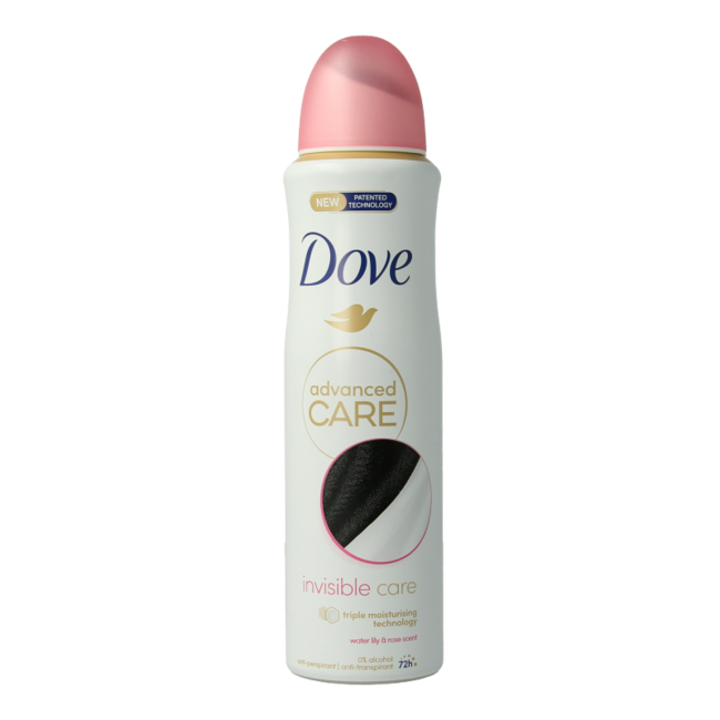 Dezodorant w sprayu Dove Invisible Care 150 mililitrów