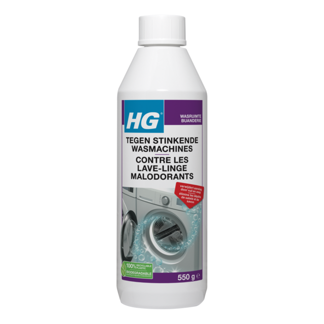 HG contre les mauvaises odeurs de lave-linge 550 g
