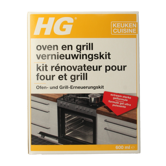 Kit di Rinnovamento HG per Forno e Grill 600 Millilitri