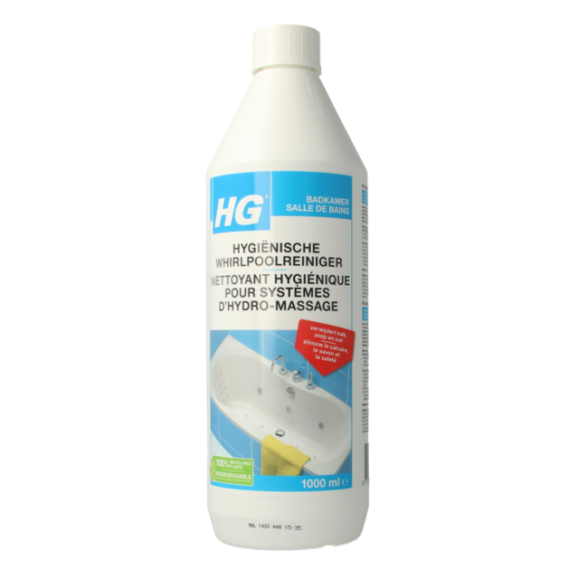HG Limpiador higiénico para bañeras de hidromasaje 1 litro