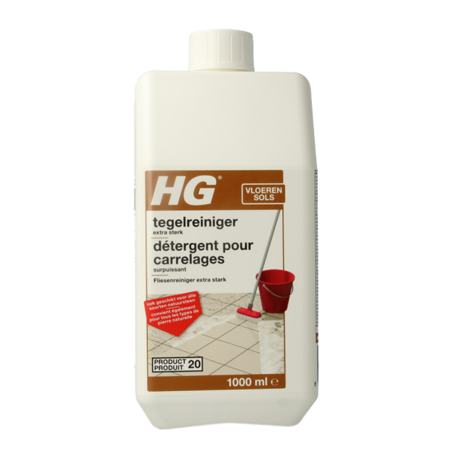 HG Detergente per Piastrelle Extra Forte 1 Litro