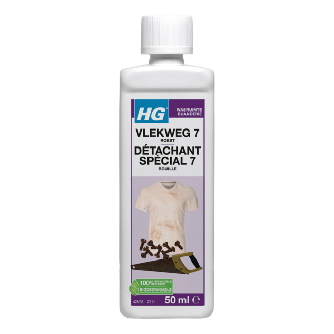 HG Détachant n° 7 rouille 50 Millilitres