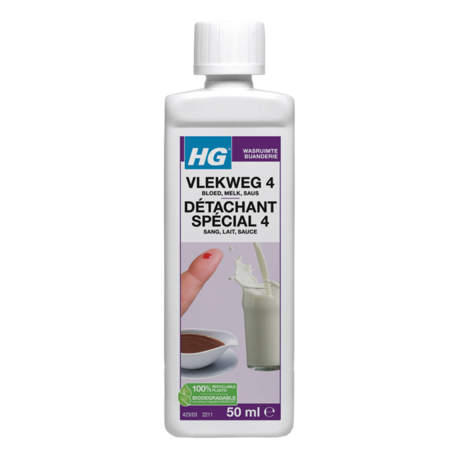 HG Détacheur n° 4 sang/protéines/sauce 50 ml