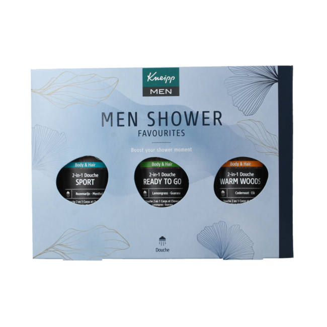 Coffret cadeau douche pour homme 1 lot