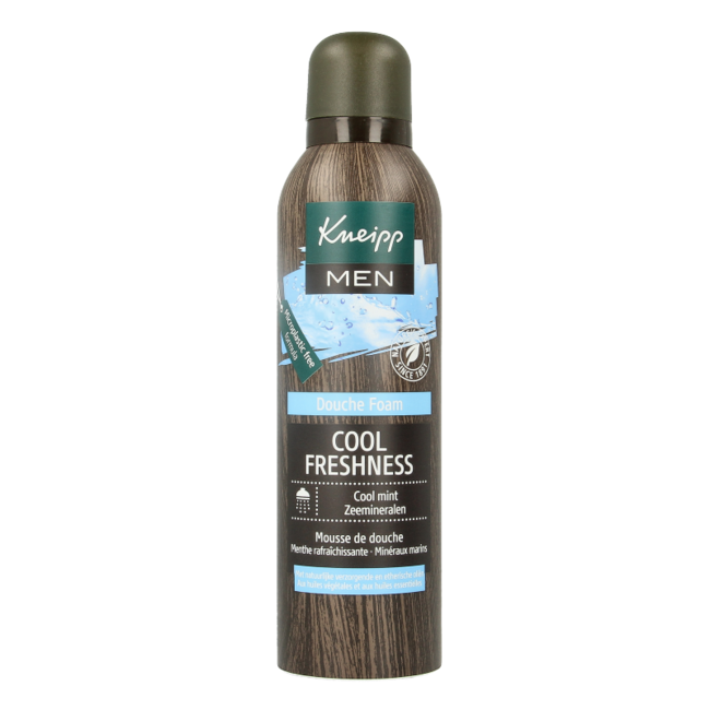 Espuma de ducha Kneipp Men Cool Freshness menta y minerales marinos 200 ml