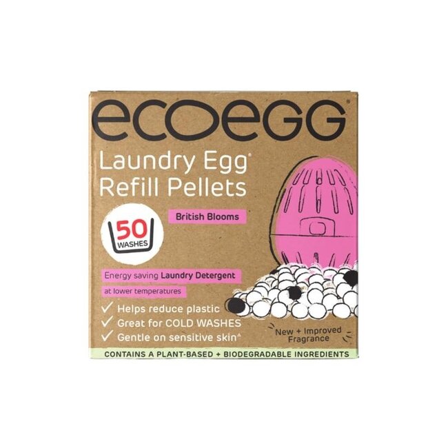 Recambio para huevo de lavado Eco Egg British Blossom 1 unidad