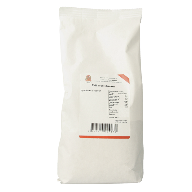 Farine de Teff Foncé Le Poole 400 Grammes