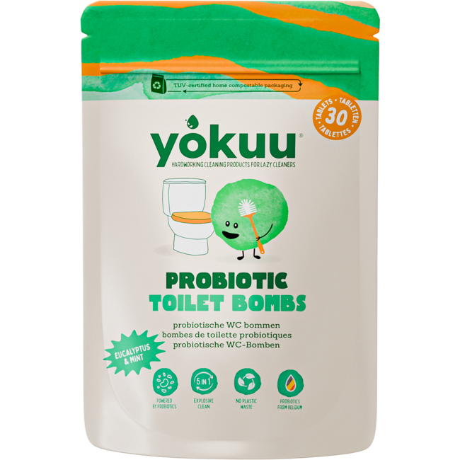 Yokuu Bombe de toilette probiotique 30 tablettes