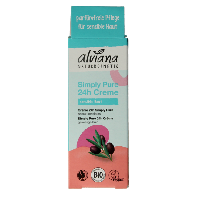 Alviana Simply pure 24h Creme 50 Milliliter
