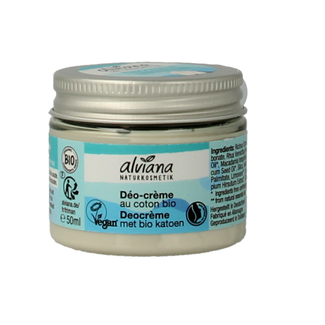Alviana Crème déodorante coton 50 ml