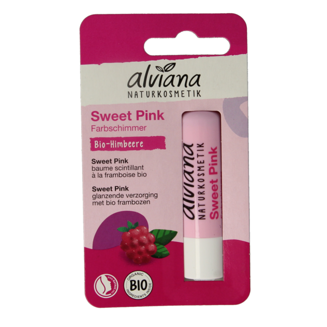 Soin des lèvres Alviana sweet pink 4,5 g
