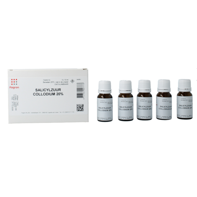 Salicylzuurcollodium 20% 10ml 5.00 Stuks