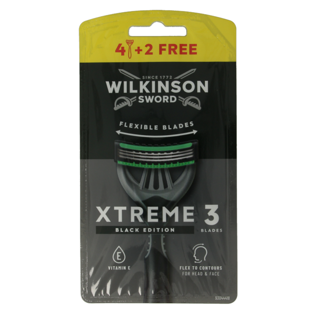Xtreme III black edition 4+2 stuks 6 Stuks