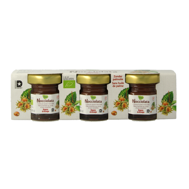 Nocciolata Pâte à tartiner noisettes et cacao bio 75 g