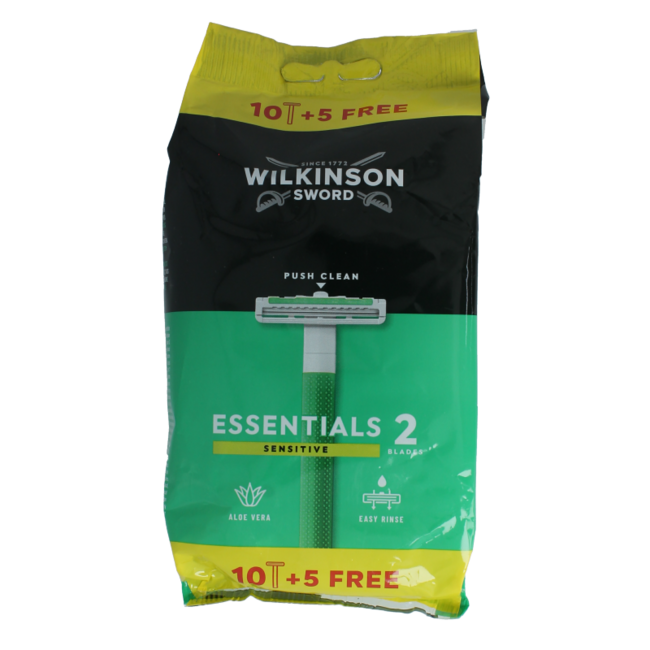 Wilkinson Extra2 Sensitive 10+5 Free 15 Pack