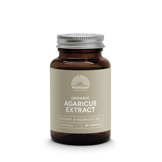 Mattisson Organic Agaricus Extract 400mg 60 Capsules