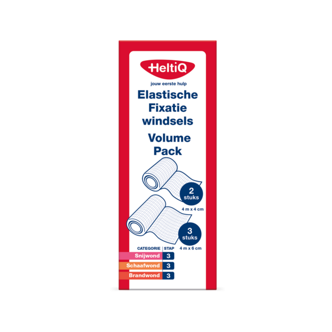 HeltiQ Elastic fixation bandages volume pack 5 pieces