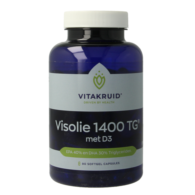 Fischöl 1400 TG Triglyceride mit D3 90 Softgels