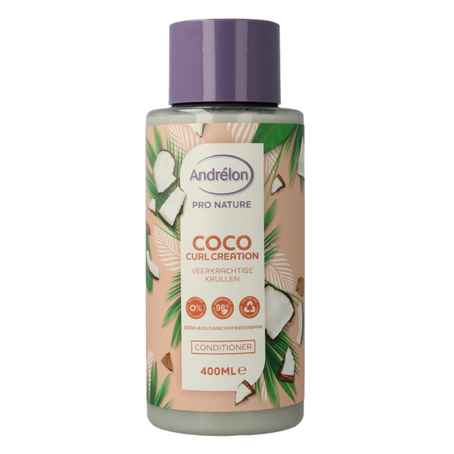 Andrelon Conditioner Pro Nature Coco Curl Creation 400 Milliliter