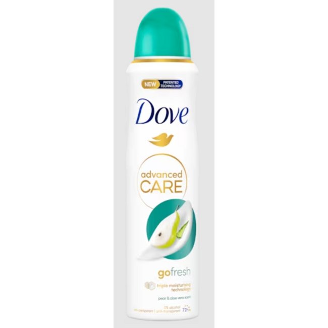 Dezodorant w sprayu Dove Gruszka i Aloes 150 Mililitrów