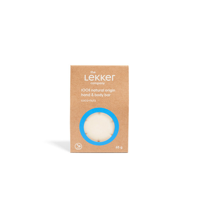 Lekker Company Natuurlijke bodybar coco-nuts 65 Gram