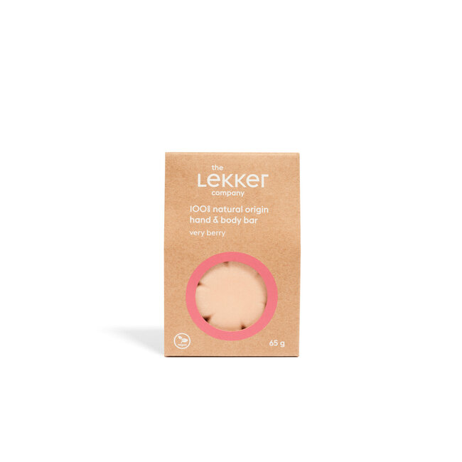 Lekker Company Jabón corporal natural Very Berry 65 g