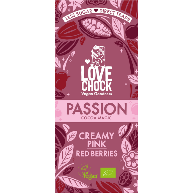 Lovechock Passion baies roses bio 70 g
