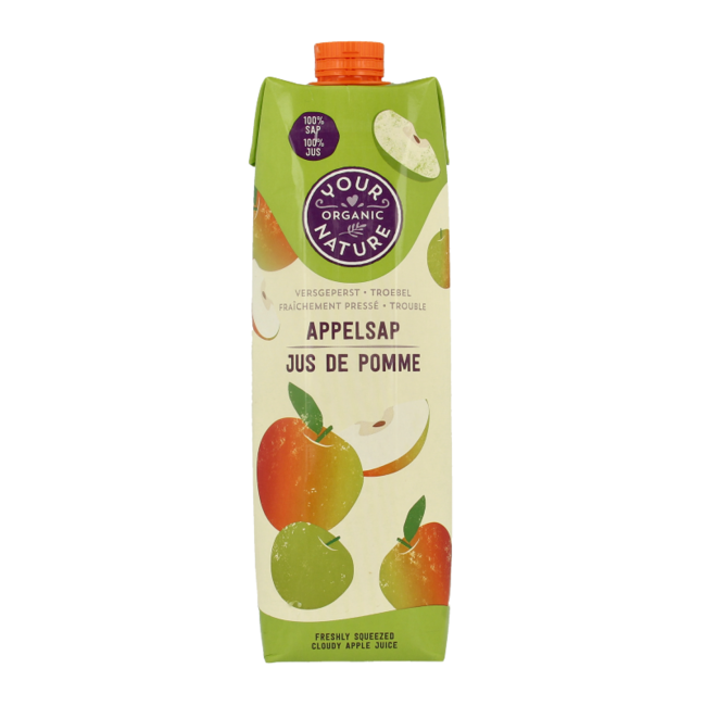 Freshly Pressed Organic Apple Juice 1 Litre