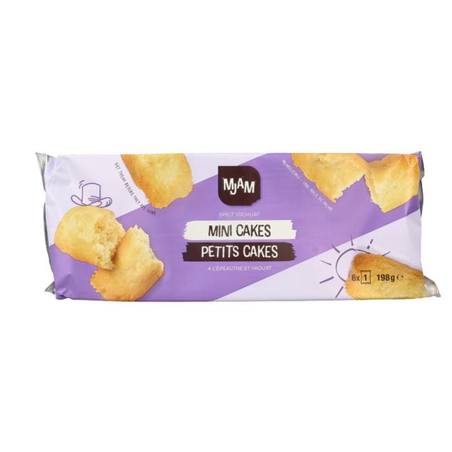 Mjam Mini ciastka naturalne bio 198 Gramów