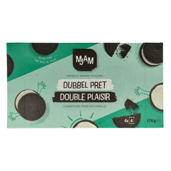 Mjam Dubbelpret Organic 176 Gram