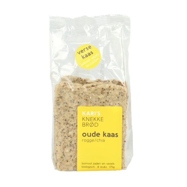 Knekkebrod oude kaas bio 175 Gram
