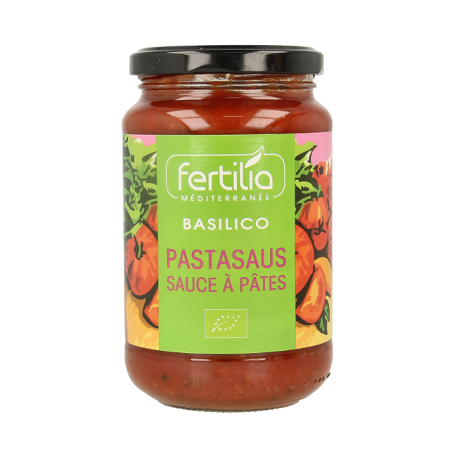 Fertilia Bio-Basilikum-Pastasauce 350 Gramm