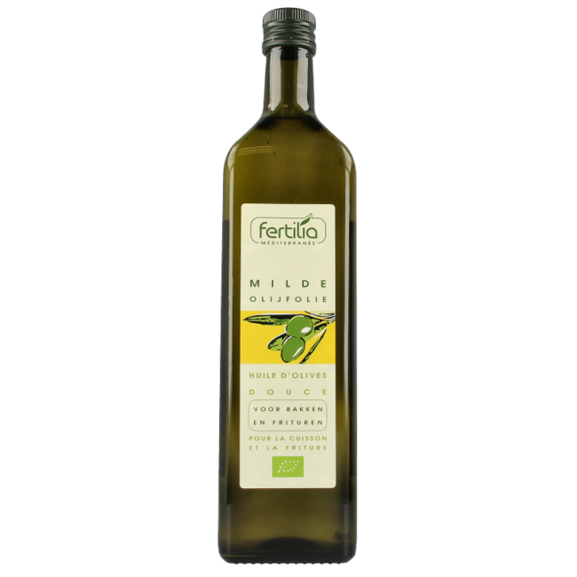 Olio d'Oliva Biologico Delicato per Cucinare e Friggere 1 Litro