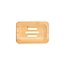Blokzeep Bamboo Soap Holder Rectangular 1 Piece