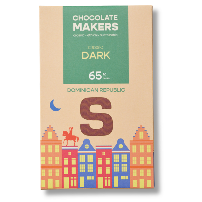 Lettre de Saint-Nicolas chocolat noir 65 % bio 100 g
