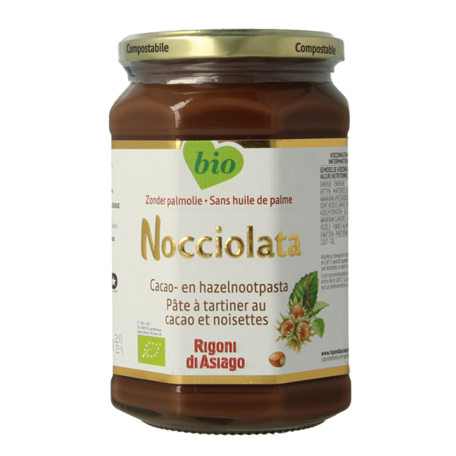 Crema de cacao y avellanas ecológica 650 g