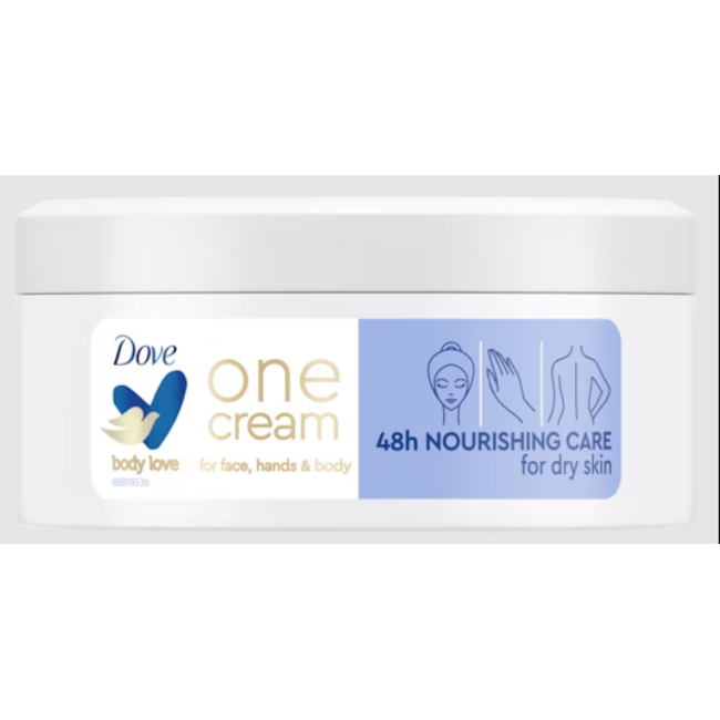 Crema nutritiva Dove One Cream tarro 250 ml