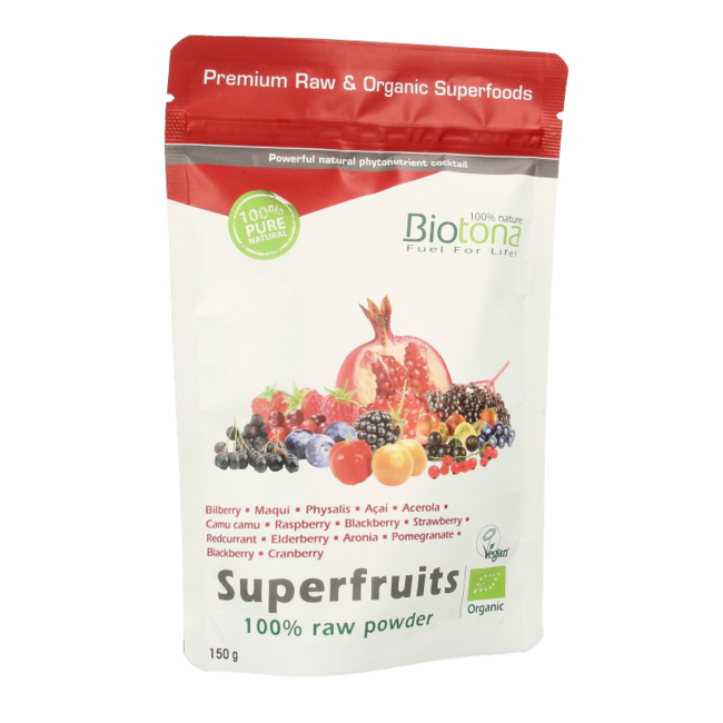 Organic raw superfruit powder 150g