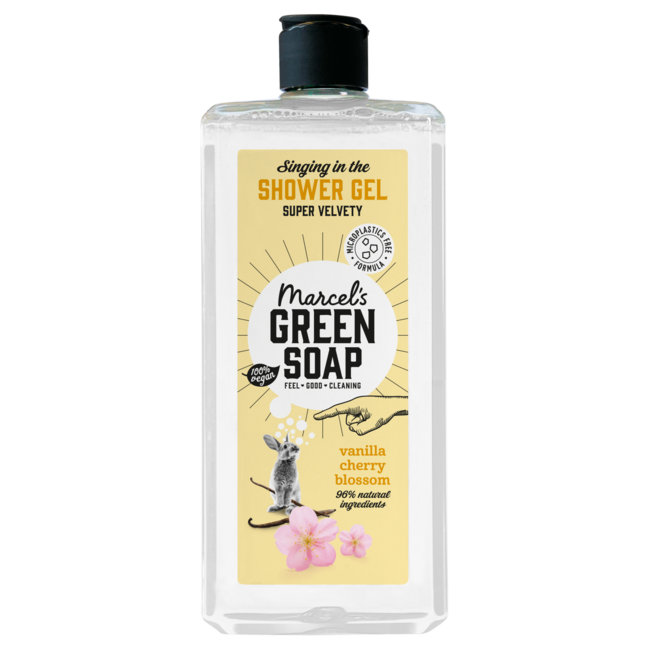 Gel douche vanille & fleur de cerisier 300 ml