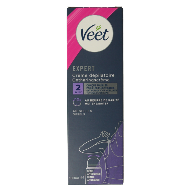 Crème dépilatoire expert aisselles 100 millilitres