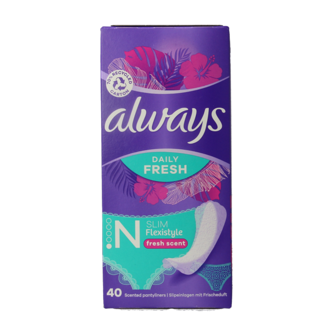 Protège-slips Daily Protect Fresh & Scent 40 pièces