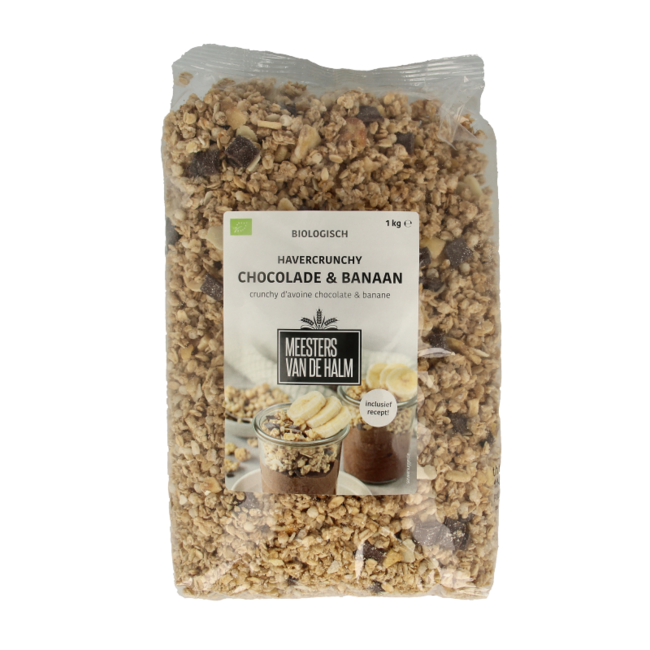Hafergranola knusprig Schokolade/Banane Bio 1 Kilogramm