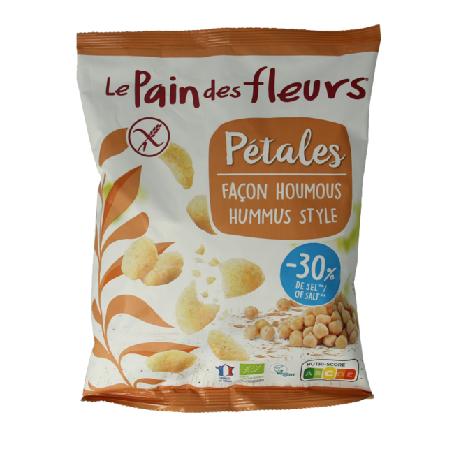 Chips di hummus senza glutine bio 75 Grammi