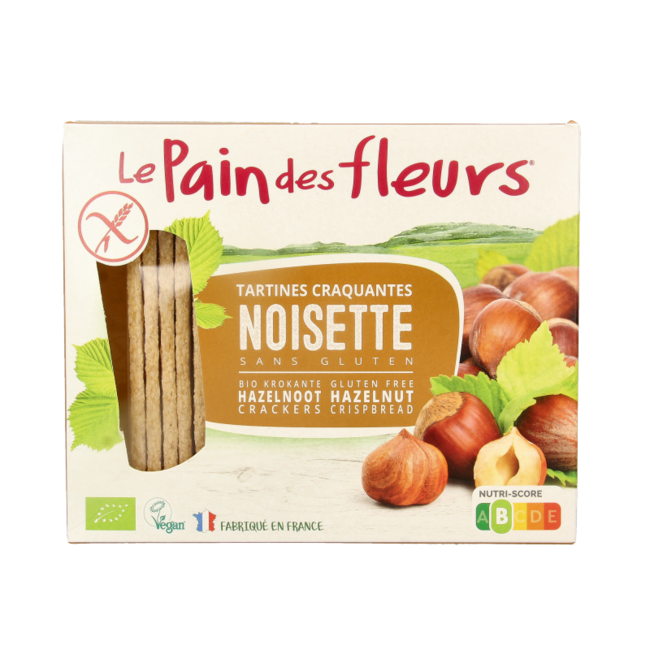 Tartines craquantes bio à la noisette sans gluten 150 g