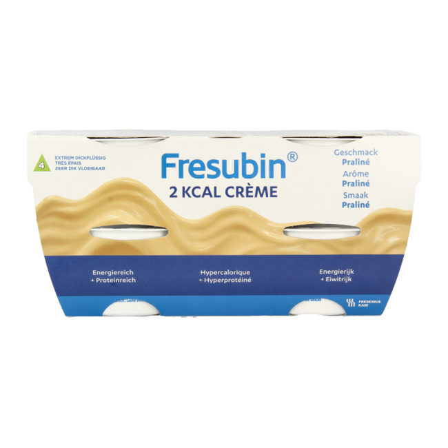 2Kcal Creme Praline/Nougat 4 Stück